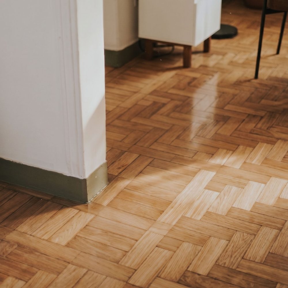 sanded floor